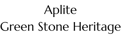 Aplite Green Stone Heritage Fort Logo